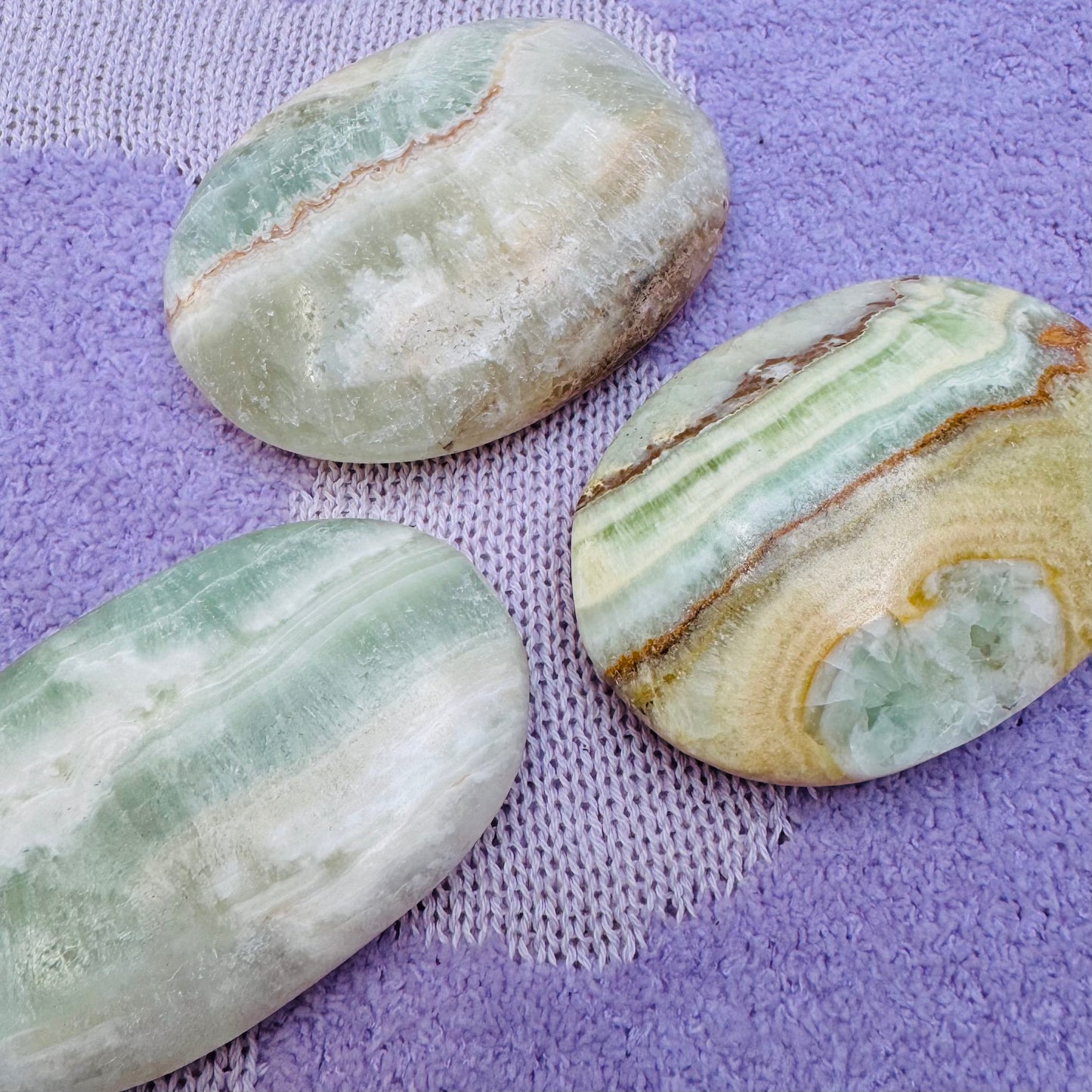 Caribbean Calcite Palm Stone